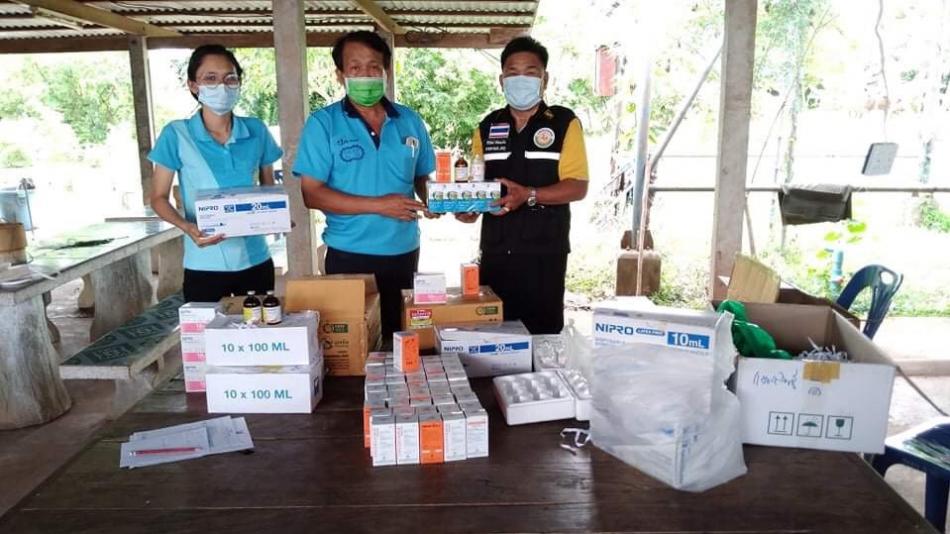 มอบยารักษาโรคลัมปี สกิน 